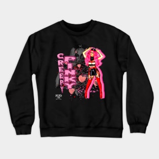 Creepy Pinky - "Cute & Creepy" Crewneck Sweatshirt